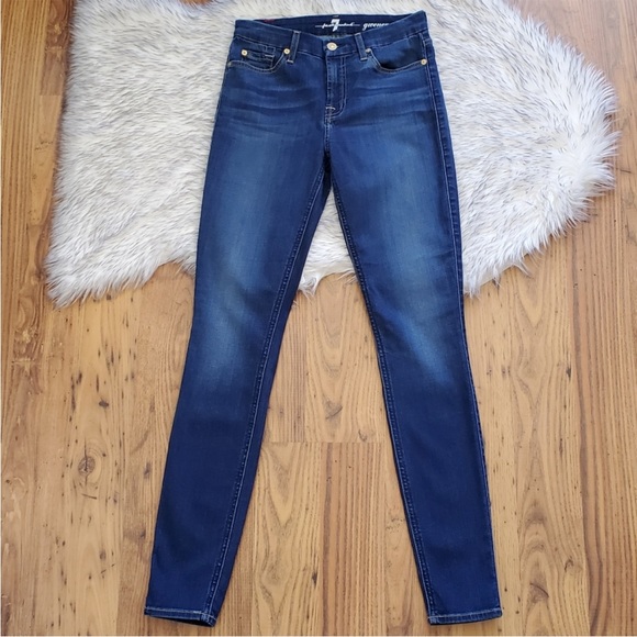 7 For All Mankind Gwenevere Skinny Jeans 27 - Picture 2 of 4